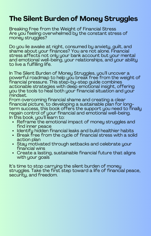 The Silent Burden of Money Struggles