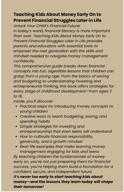 Teaching Kids About Money Early On to Prevent Financial Struggles Later in Life